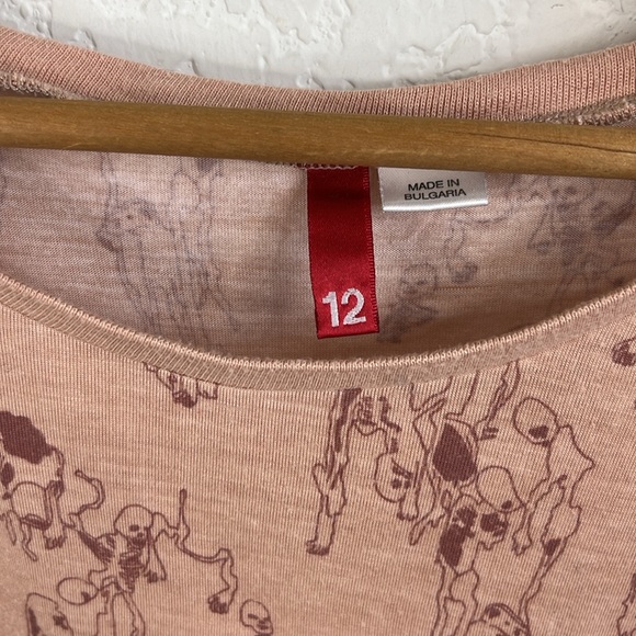 H&M Skeleton Dancing Bat Wing Draped Tank Top - Picture 7 of 8